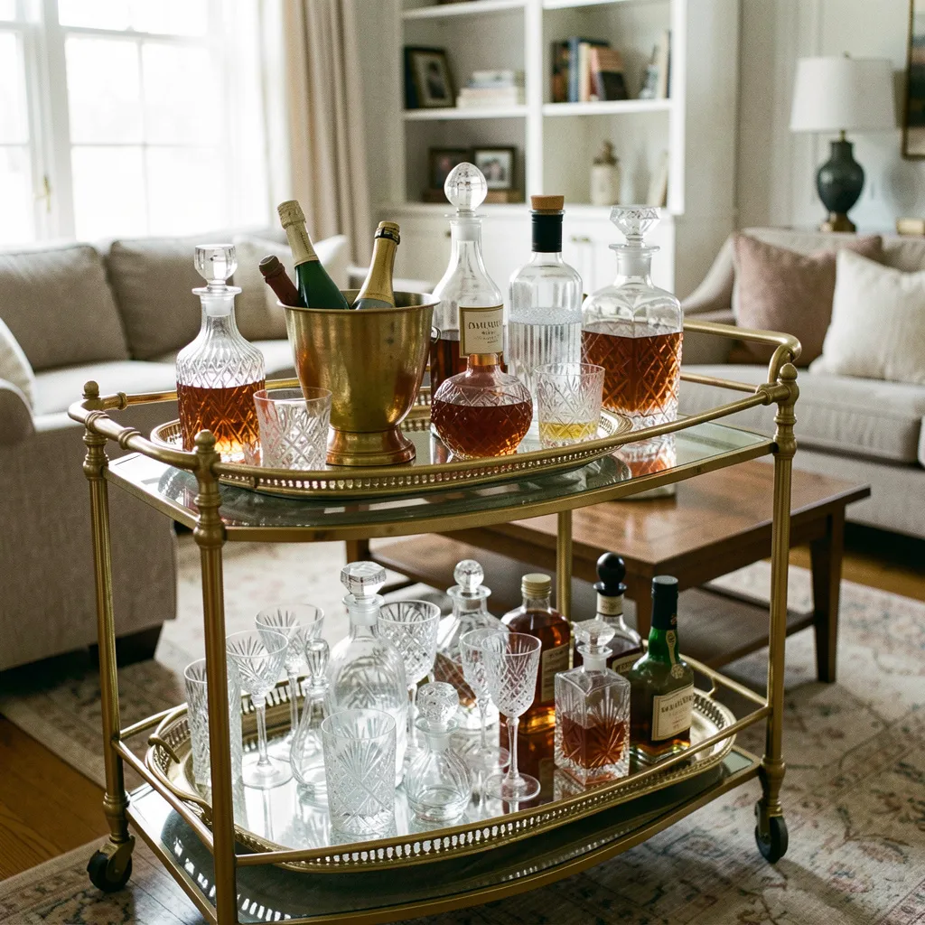 Stylish home lounge arrangement
